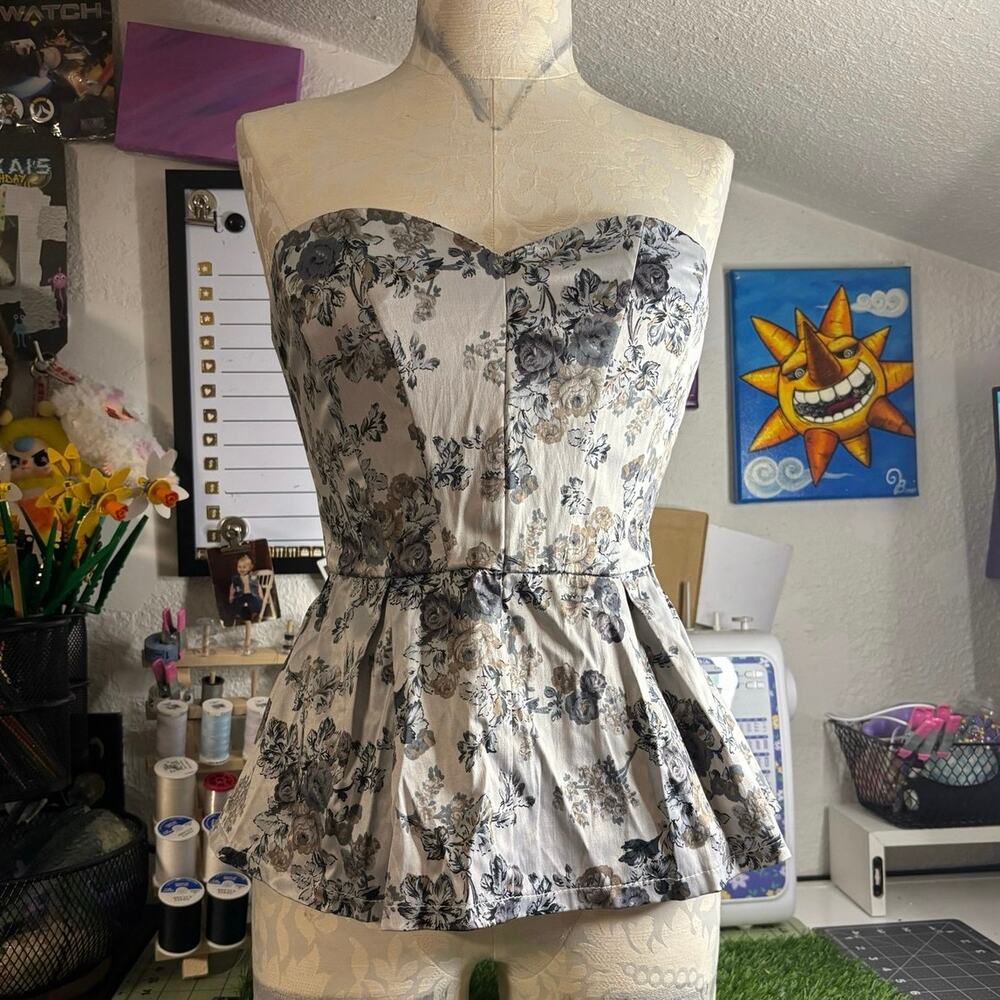 Foxx Foe Vintage Peplum topu9